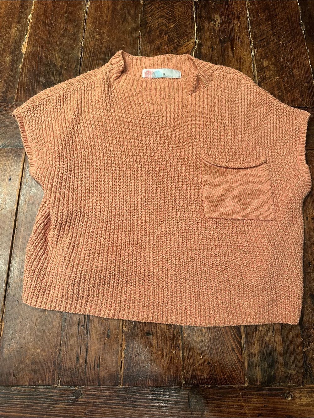 Free People Beach PeachKnit Pocket Sweater Tank. Size XSmall